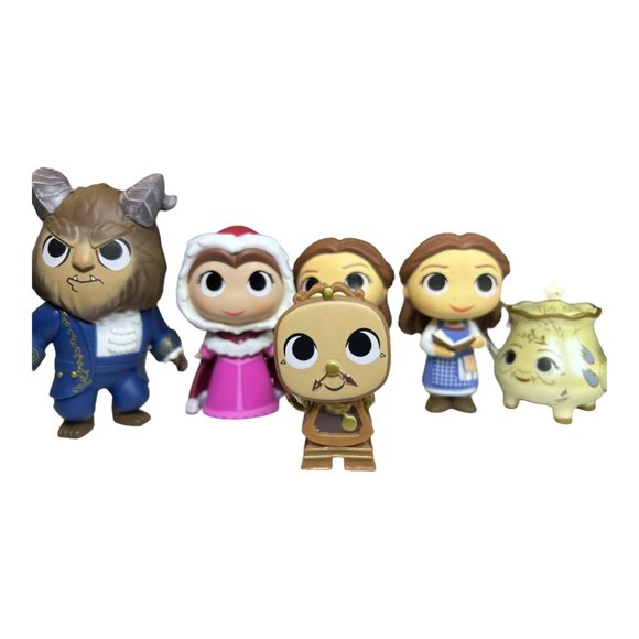 Lot of 6 Disney Beauty and the Beast Funko Mini Figures Size 3.5" - 2" - Picture 10 of 10